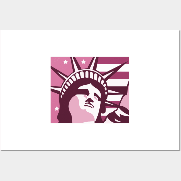 Statue Of Liberty National Monument Wall Art by timegraf